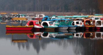 Boote im Park